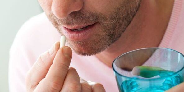 taking medicine for prostatitis