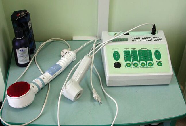 Physiotherapy apparatus used in chronic prostatitis